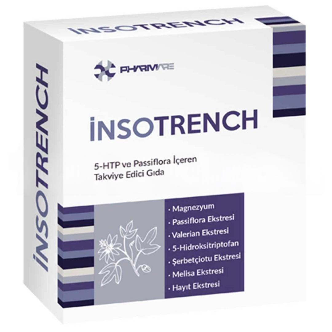 Insotrench 5-HTP ve Passiflora İçeren Takviye Edivi Gıda 30 Tablet