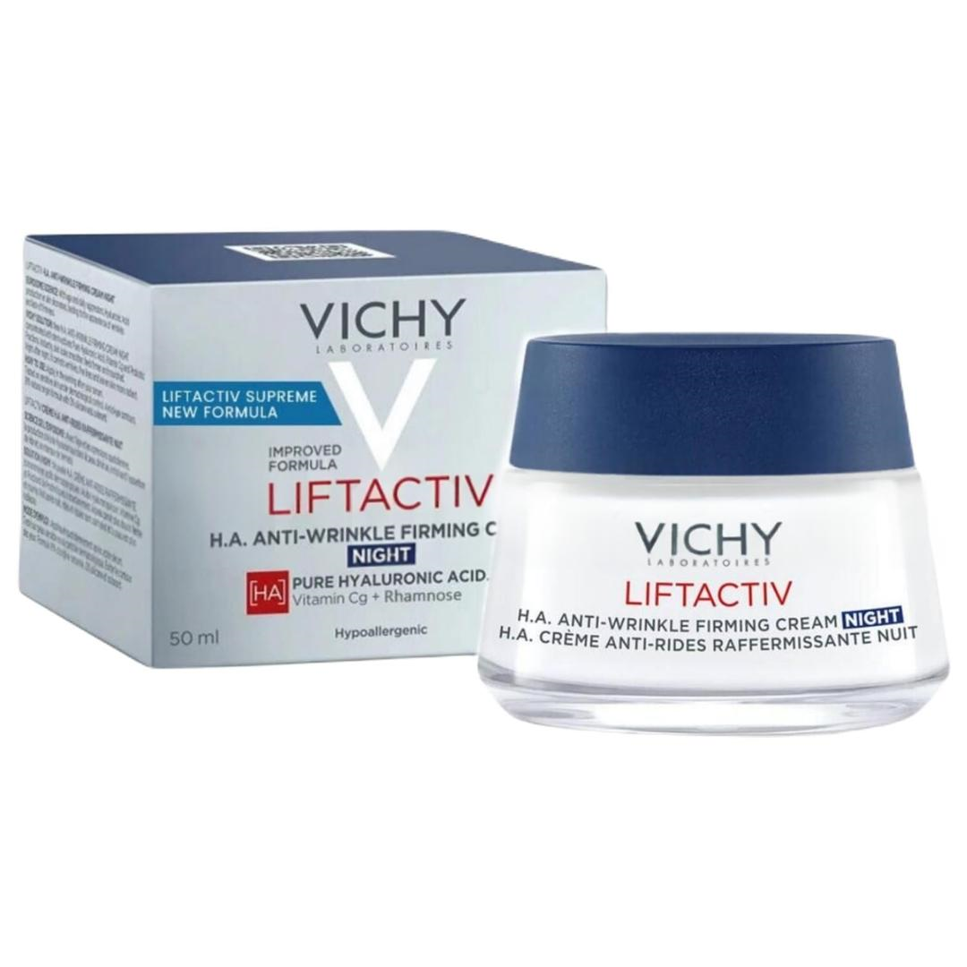 Vichy Liftactiv H.A Kırışıklık Karşıtı Dolgunlaştırıcı Gece Bakım Kremi 50 ml