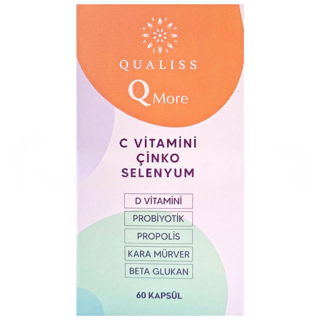 Qualiss Q More C Vitamini Propolis Kara Mürver Beta Glukan 60 Kapsül
