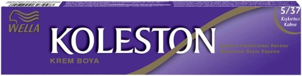 Wella Koleston 5/37 Kışkırtıcı Kahve Tüp Saç Boyası