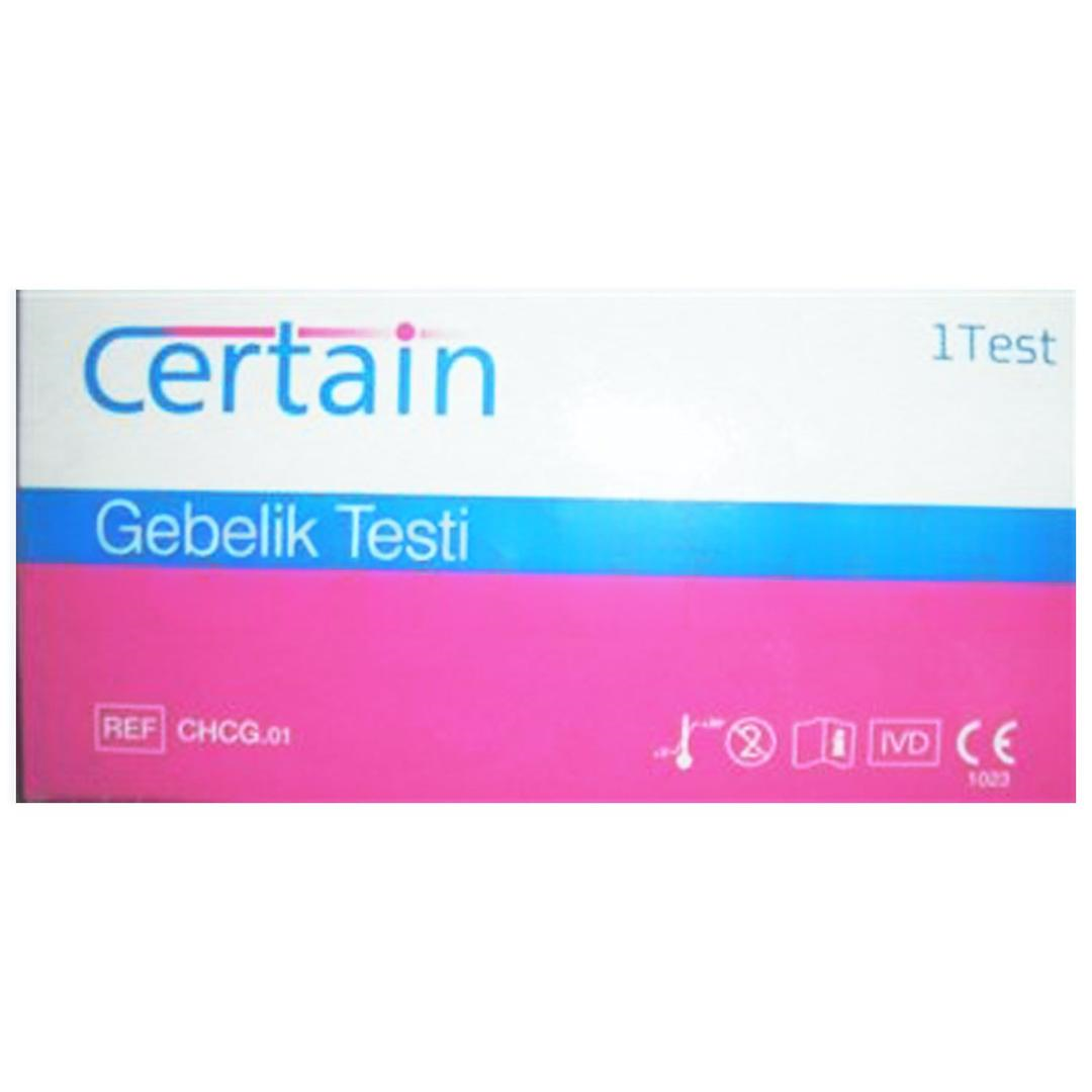 Certain Gebelik Testi Tekli