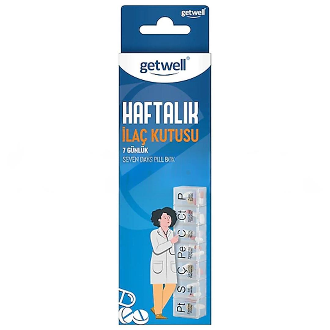 Getwell Haftalık İlaç Saklama Kutusu