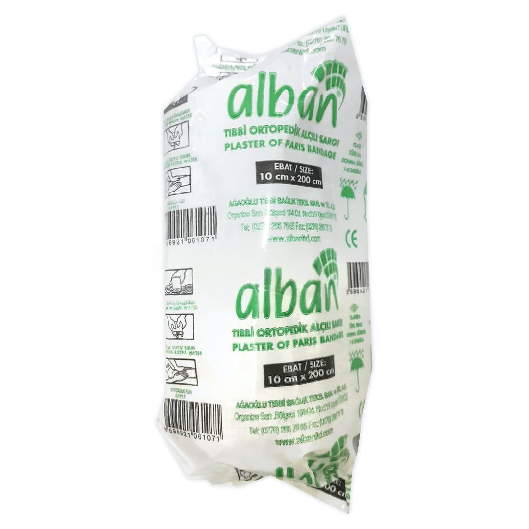 Alban Alçılı Sargı 10 cm