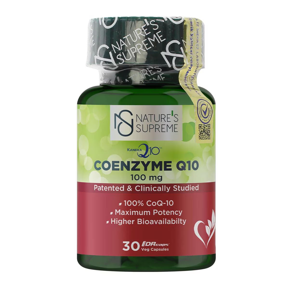 Nature's Supreme Coenzyme Q10 100 mg İçeren 30 Kapsül