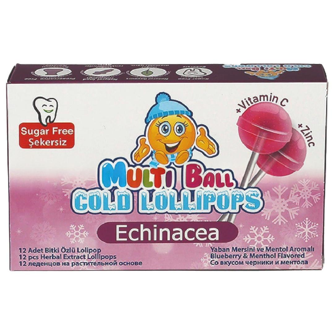Multiball Cold Ekinezya & Çinko Lolipop 12 Adet