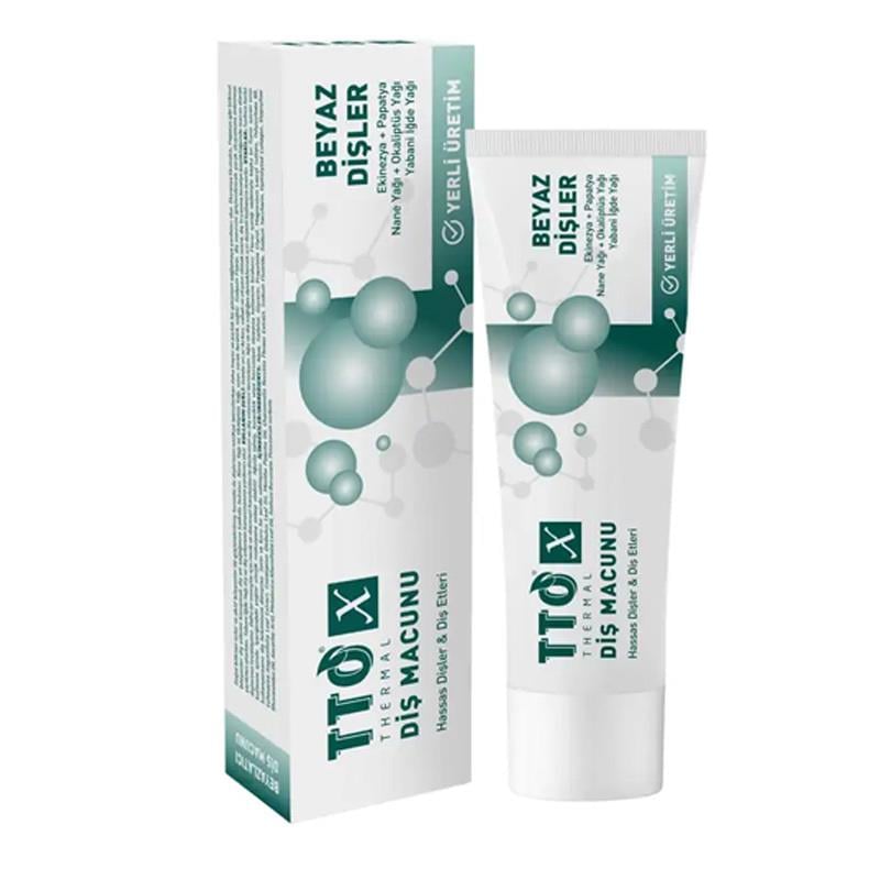TTO X Beyazlatıcı Diş Macunu – Doğal Bitkisel Formül 75 ml