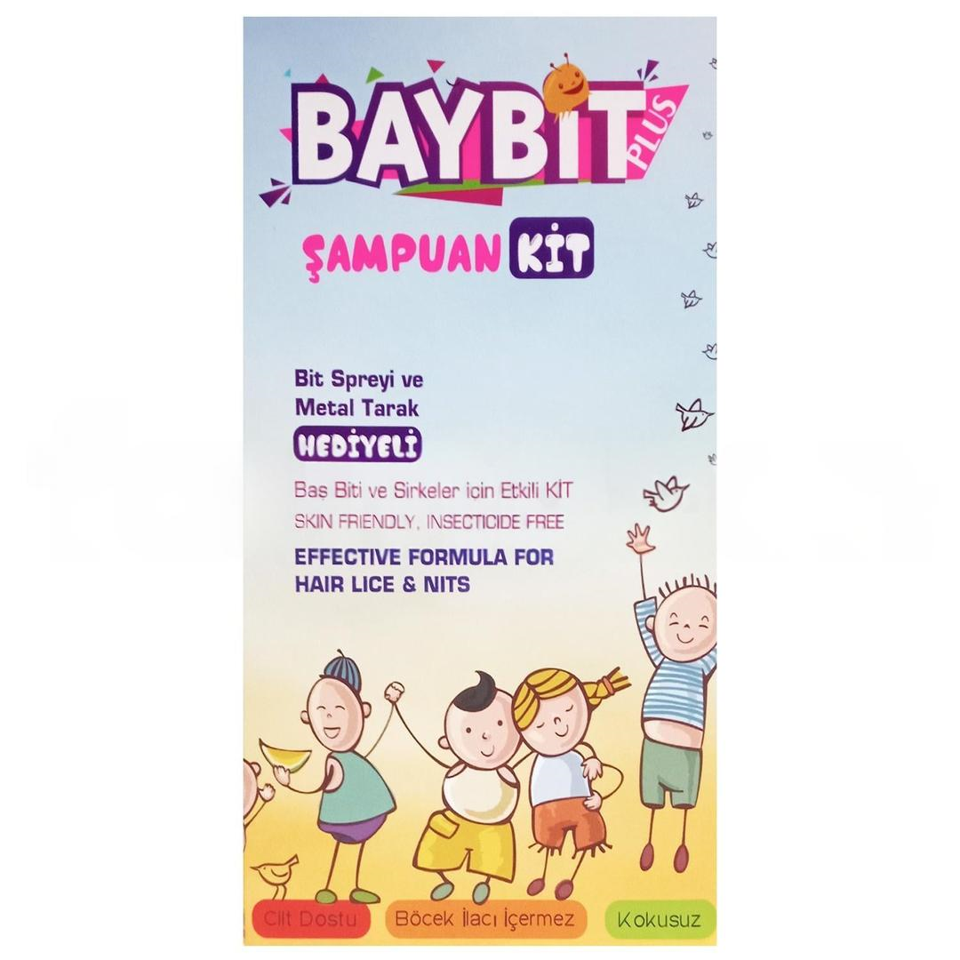 Baybit Plus Kit Bit Şampuanı 200 ml + Bit Spreyi 75 ml + Metal Tarak
