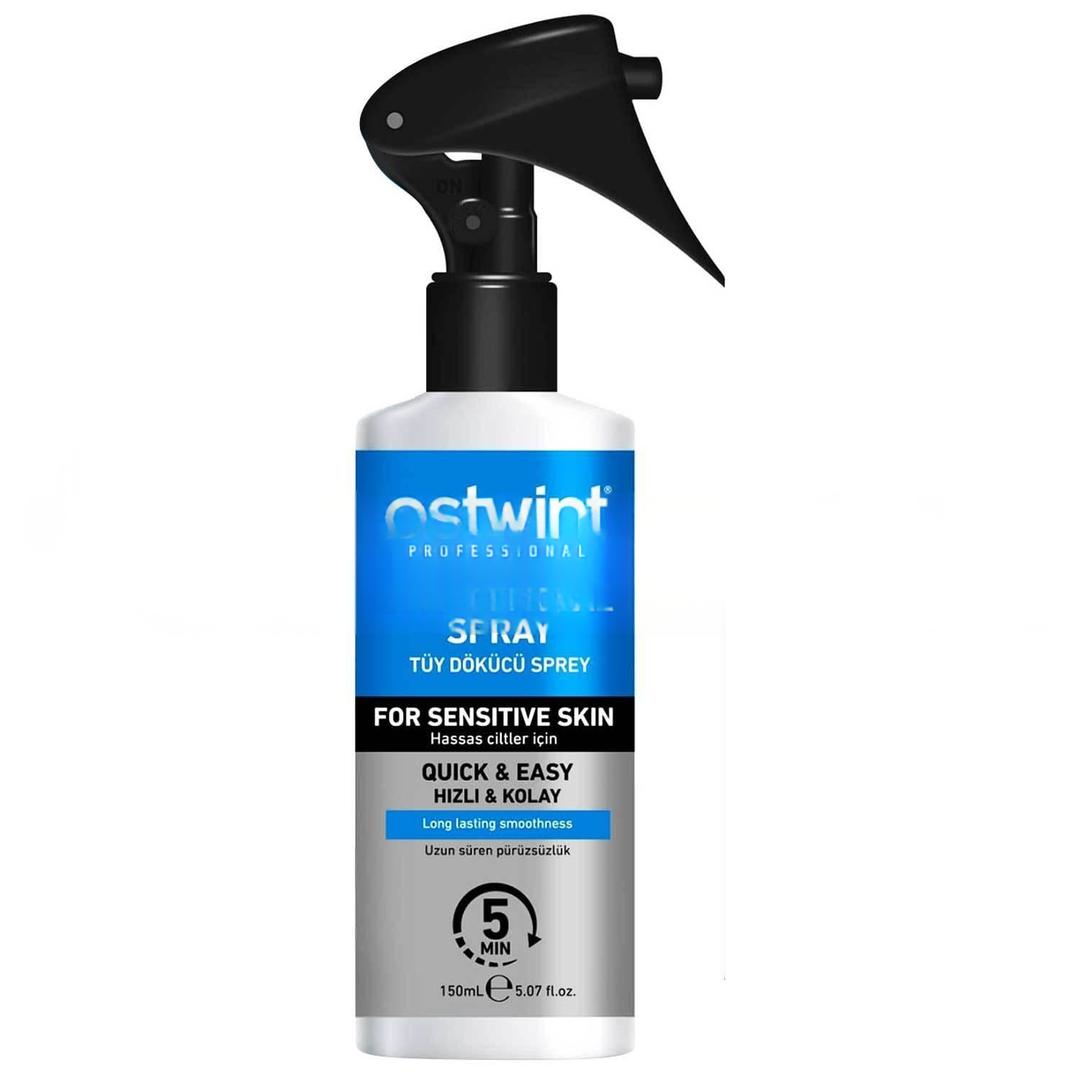 Ostwint Professional Tüy Dökücü Sprey Uzun Süre Pürüzsüz Hassas Ciltler İçin 150 ml