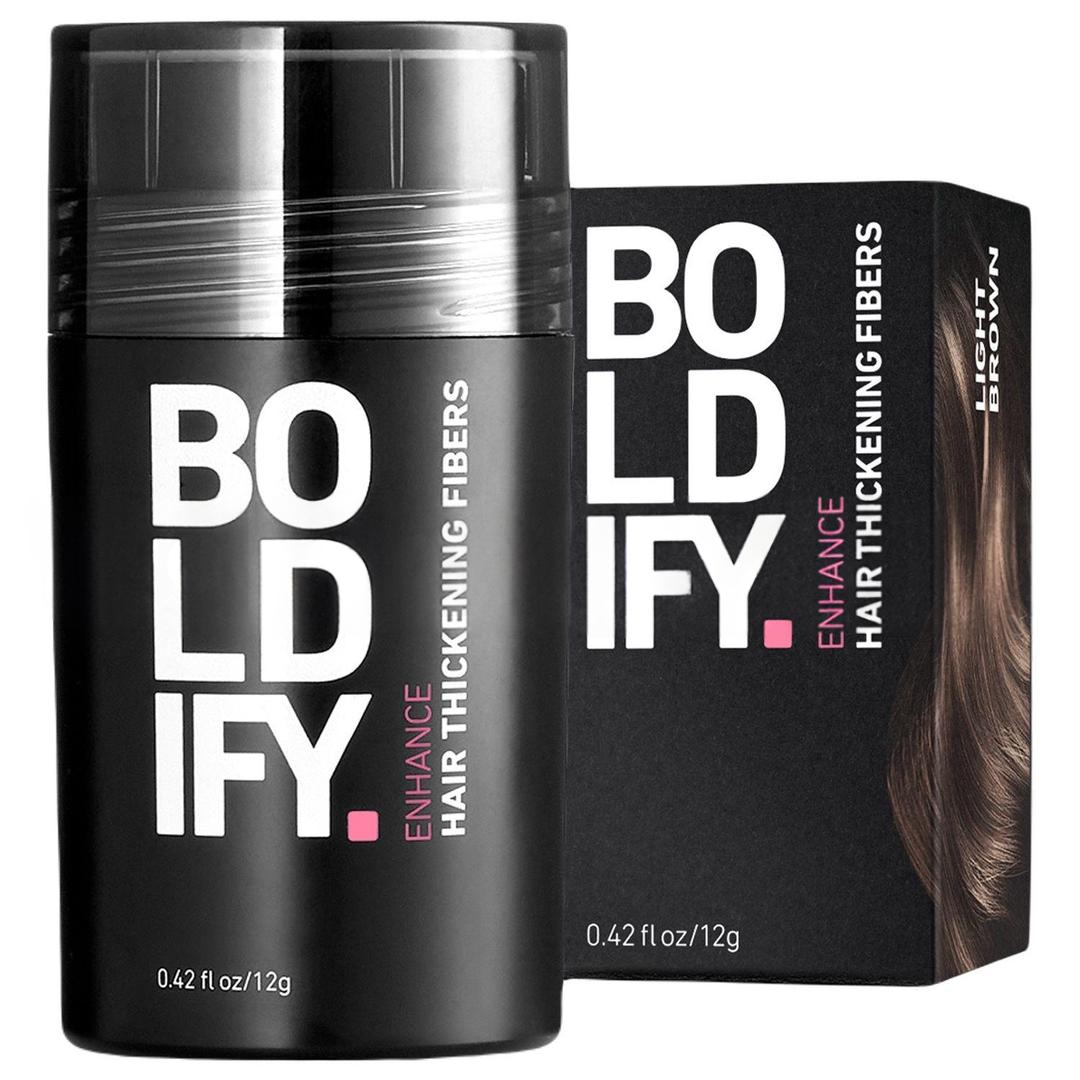 Boldify Saç Fiberi Topik Tozu Açık Kahve Hair Building Fibers 12 gr