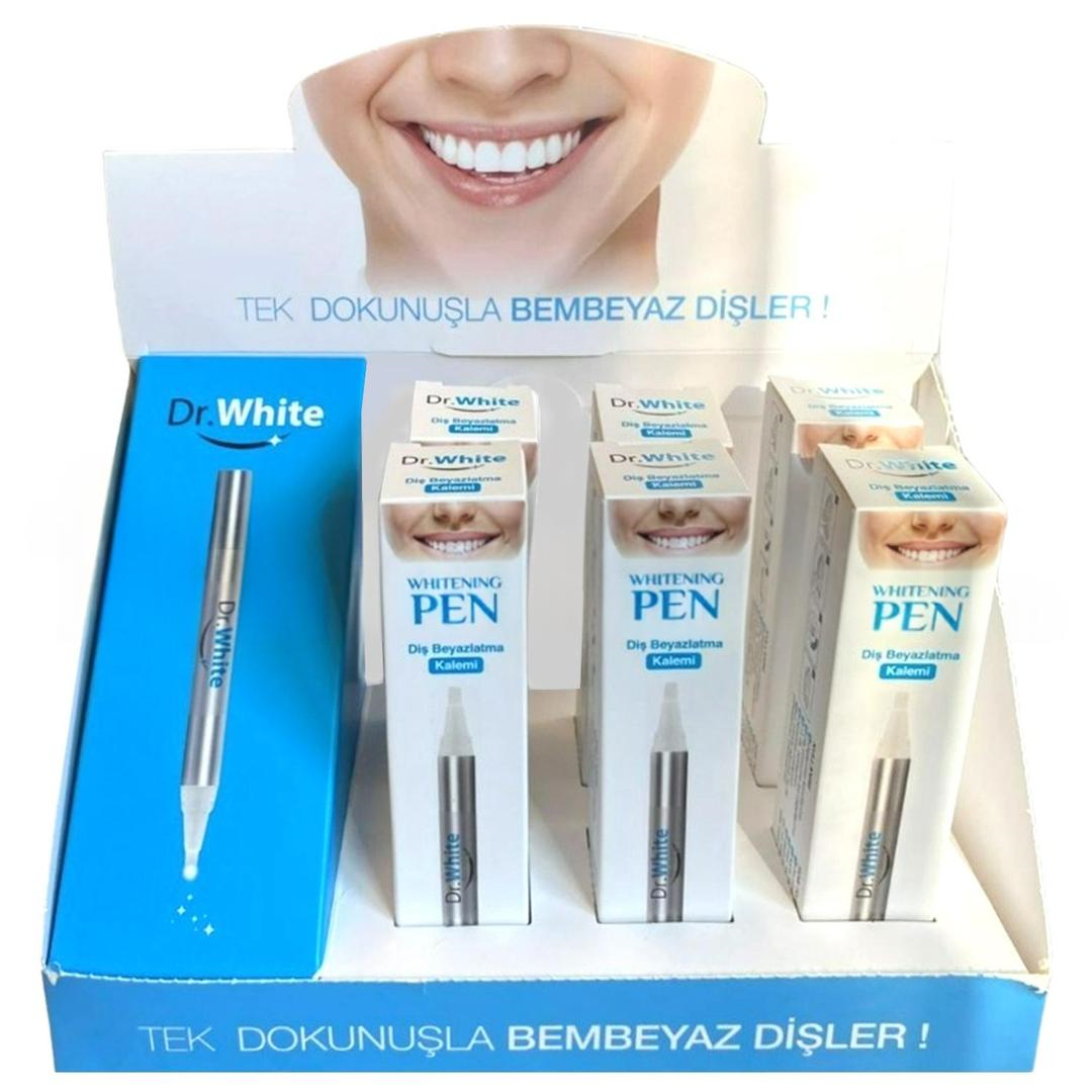 Dr White Whitening Pen Diş Beyazlatma Kalemi 2 ml - 6’lı Stant