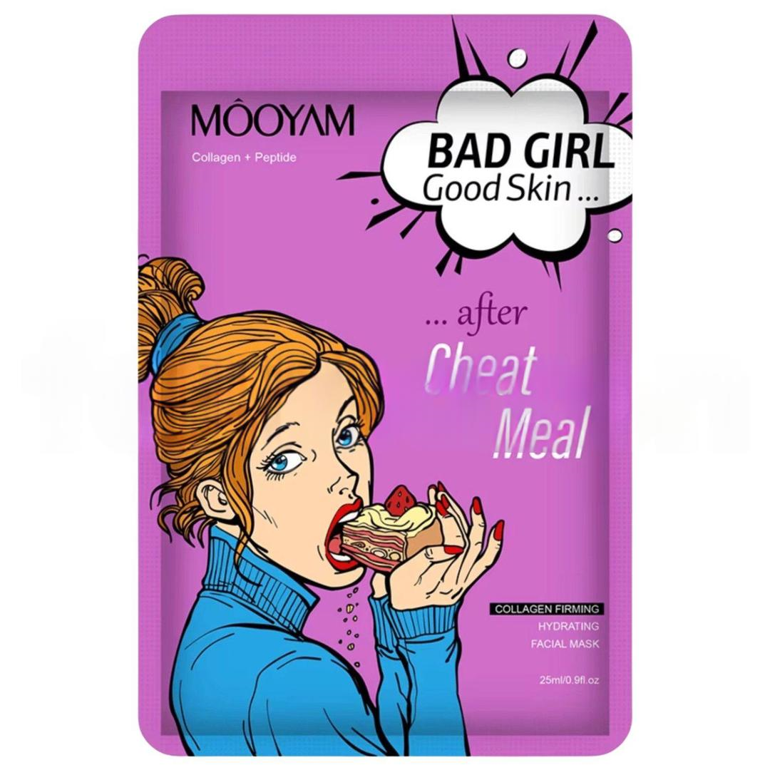 Mooyam Girls Series Facial Mask Collagen Peptide Kağıt Yüz Maskesi