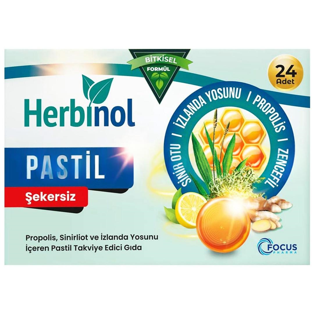 Herbinol Şekersiz 24 Pastil - Eski Ambalaj