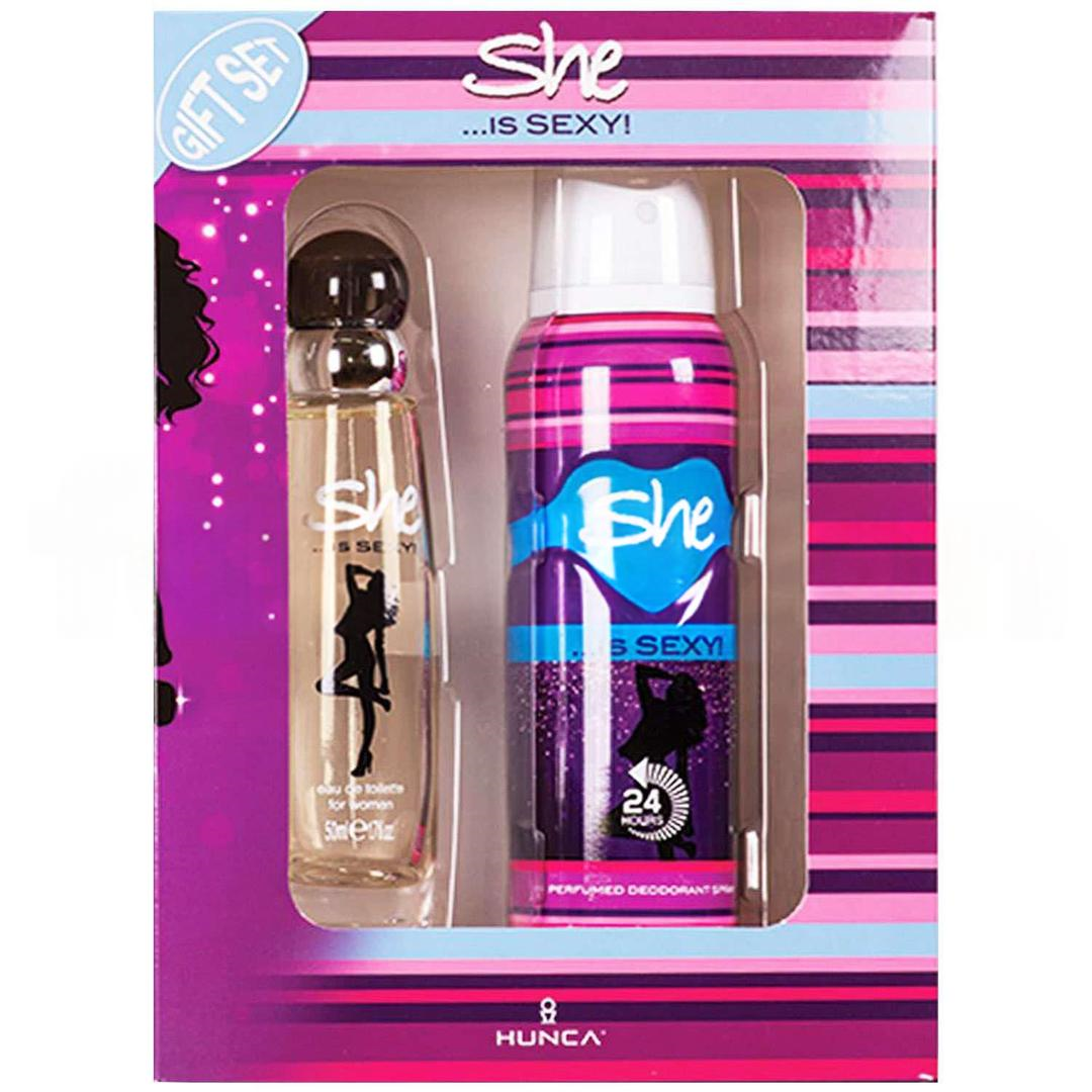 She Is Sexy Gift Set - EDT 50 ml + Deodorant 150 ml