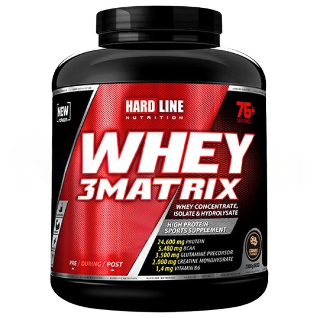 Hardline Nutrition Whey 3 Matrix Kurabiye Aromalı Protein Tozu 2300 gr