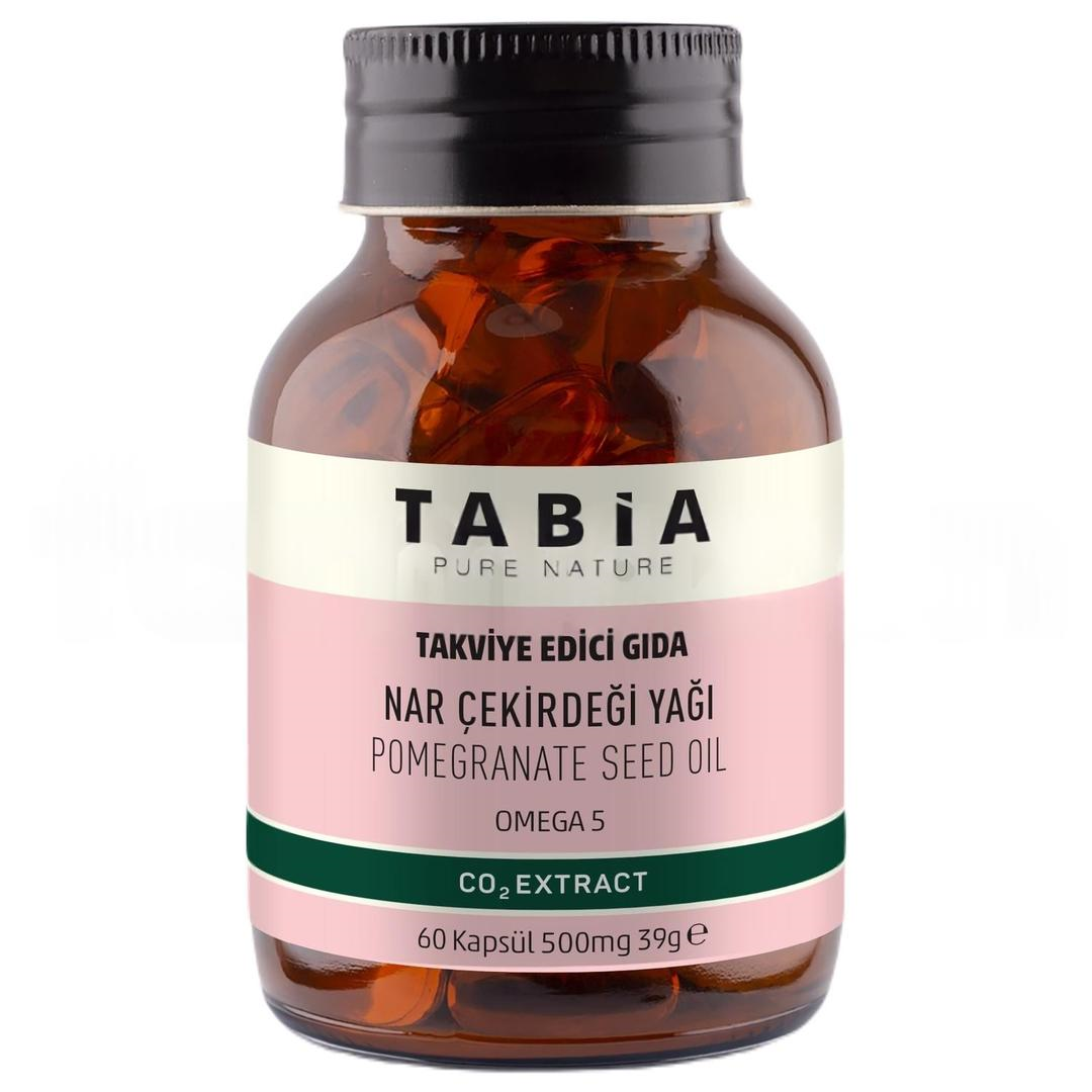 Tabia Nar Çekirdeği 500 mg 60 Kapsül