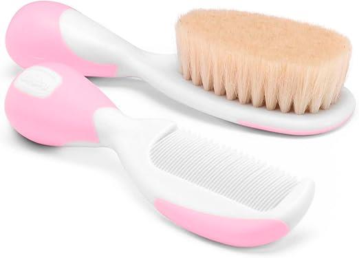 CHICCO.099 FIRÇA VE TARAK SETİ 0 AY+ PEMBE