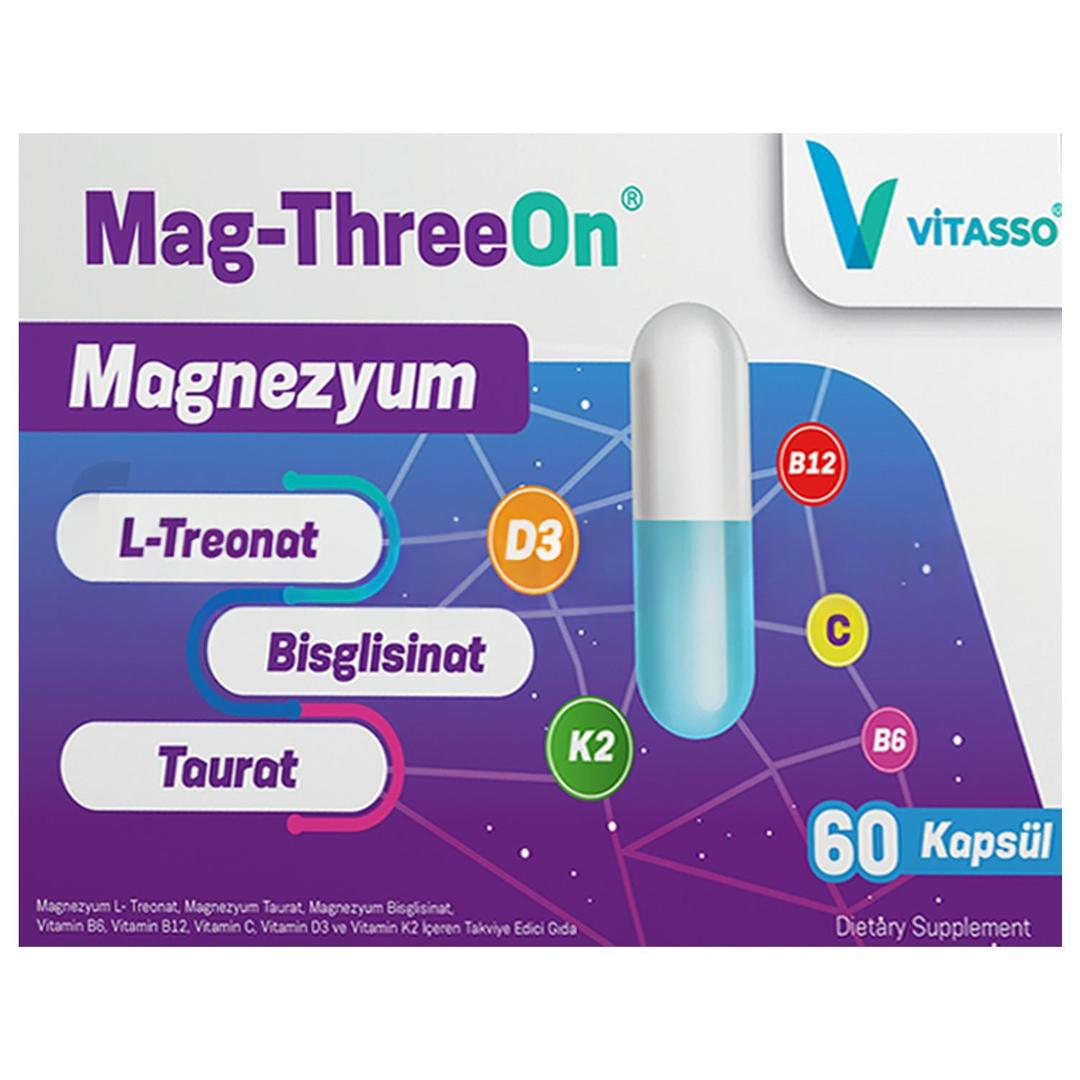 Mag-Threeon Magnezyum L-Treonat 60 Kapsül