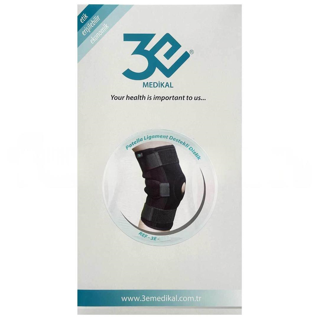 3E Patella ve Ligament Destekli Dizlik Fleksible Balenli 058