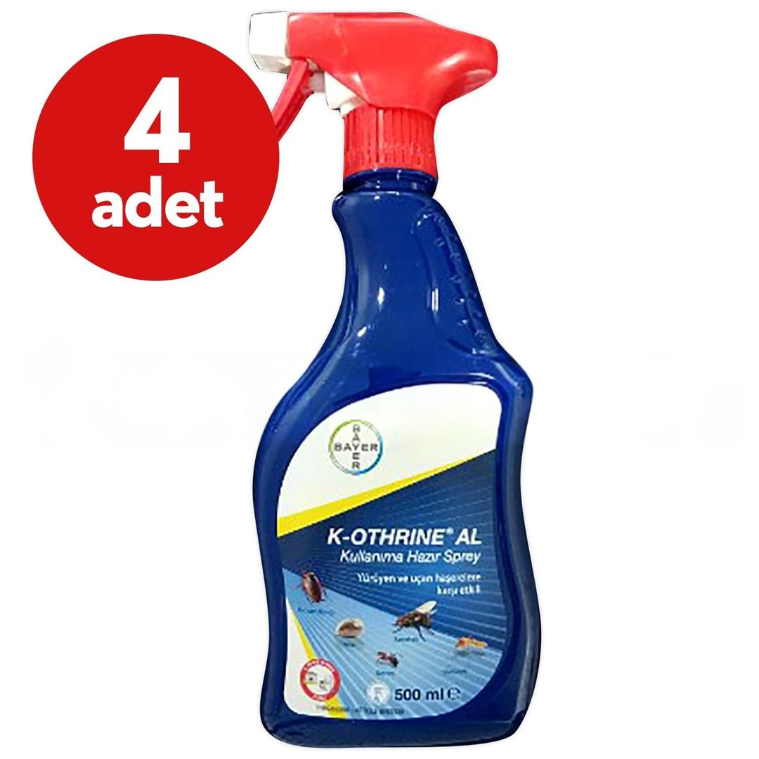 Bayer K-Othrine AL Böcek İlacı 500 ml - 4 Adet