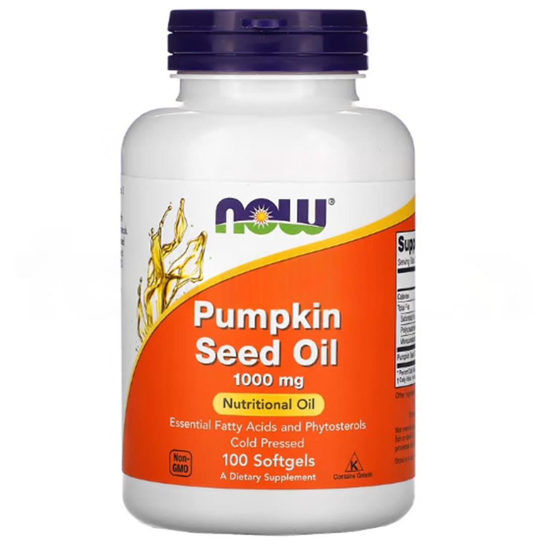 Now Foods Pumpkin Seed Oil 1000 mg 100 Softgels - İthal