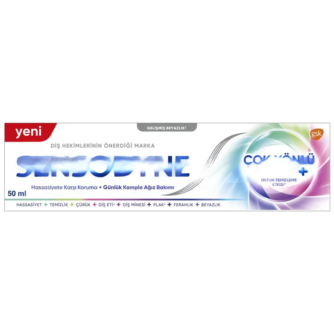 Sensodyne Çok Yönlü Koruma Gelişmiş Beyazlık Diş Macunu 50 ml