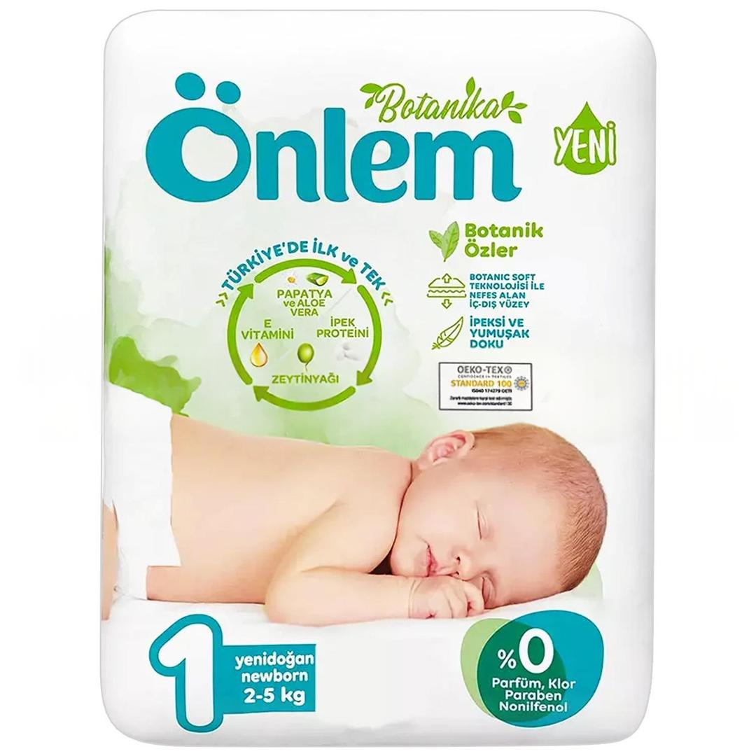 Önlem Botanika Bebek Bezi No: 1 2-5 kg 64'lü