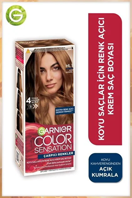 Garnier Çarpıcı Renkler Hl1 Koyu Saçlar Açık Kumral Açıcı Krem Saç Boyası
