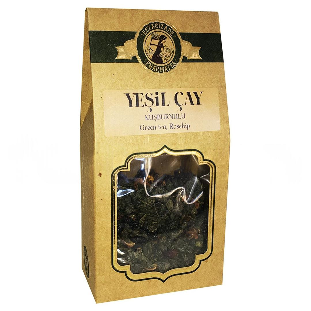 Pharmatea Yeşil Çay - Kuşburnulu 100 gr