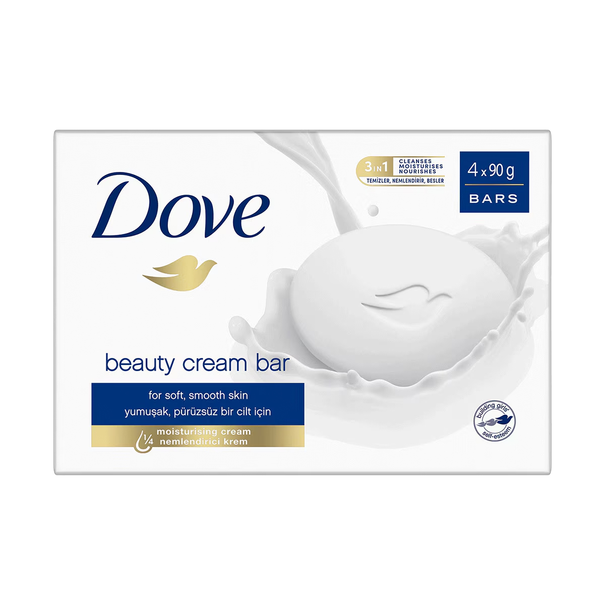 Dove 4x90 gr Cream Bar Original Güzellik Katı Sabun