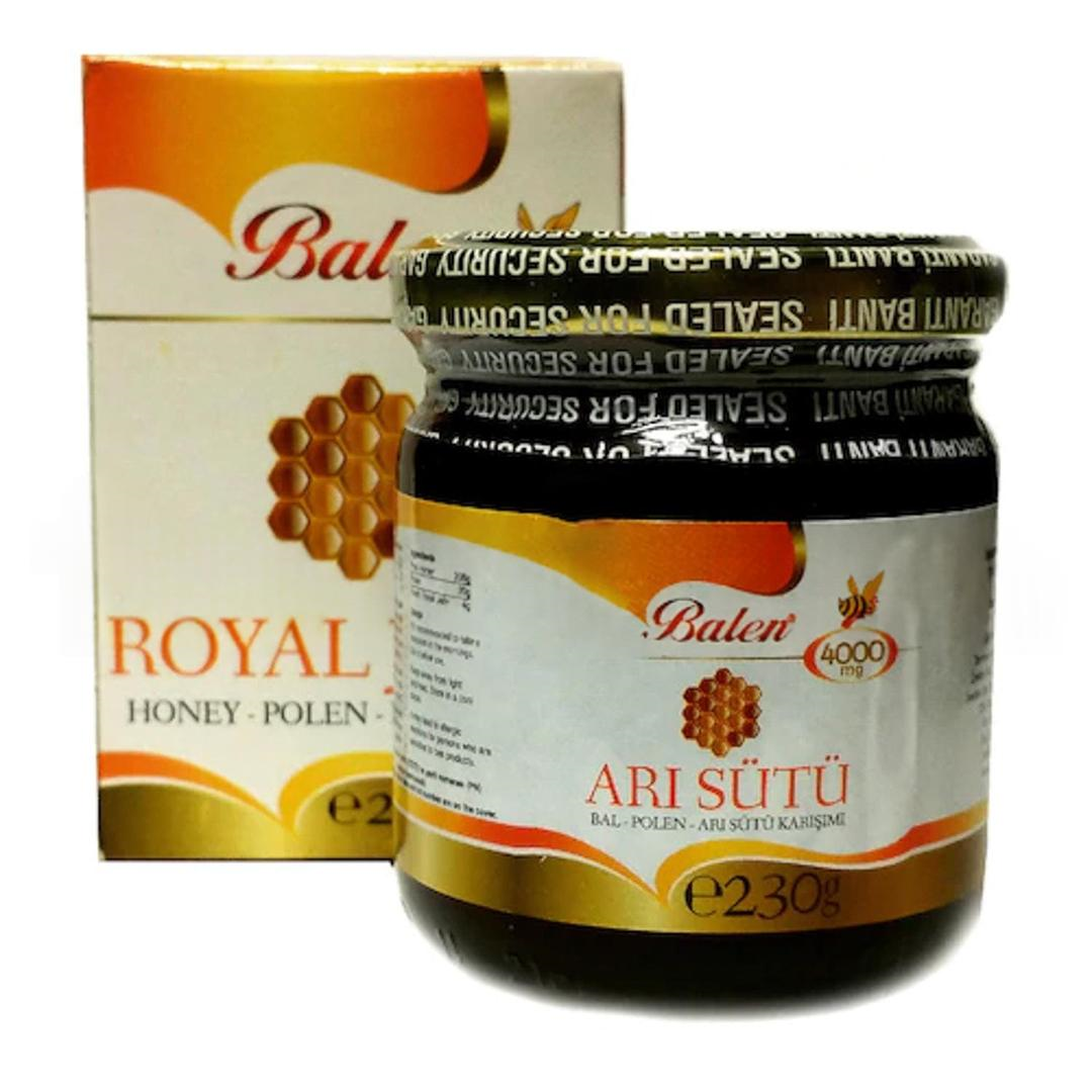 Balen Arı Sütü Bal Polen 4000 mg 230 gr