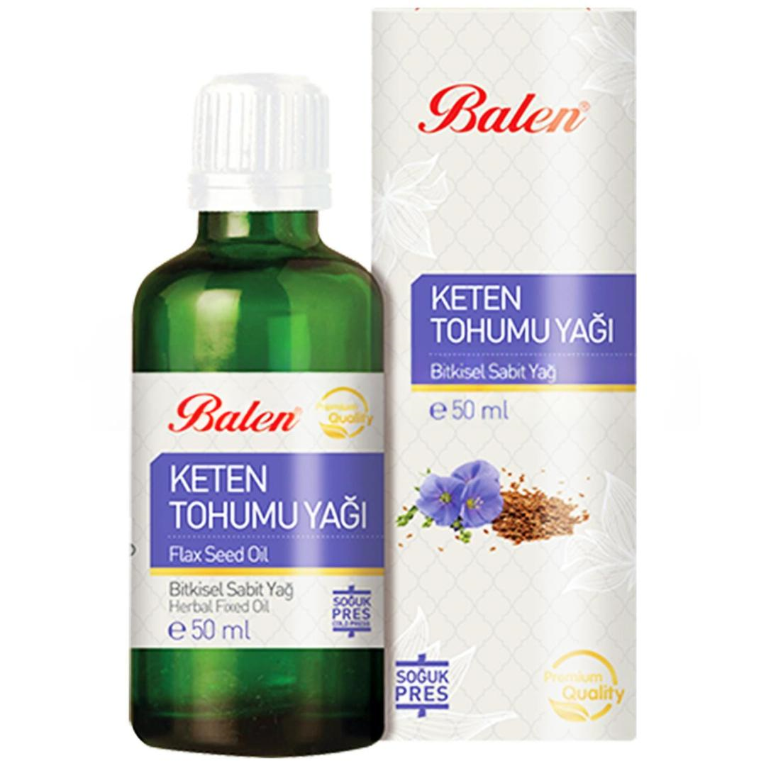 Balen Keten Tohumu Yağı (Soğuk Pres) 50 ml