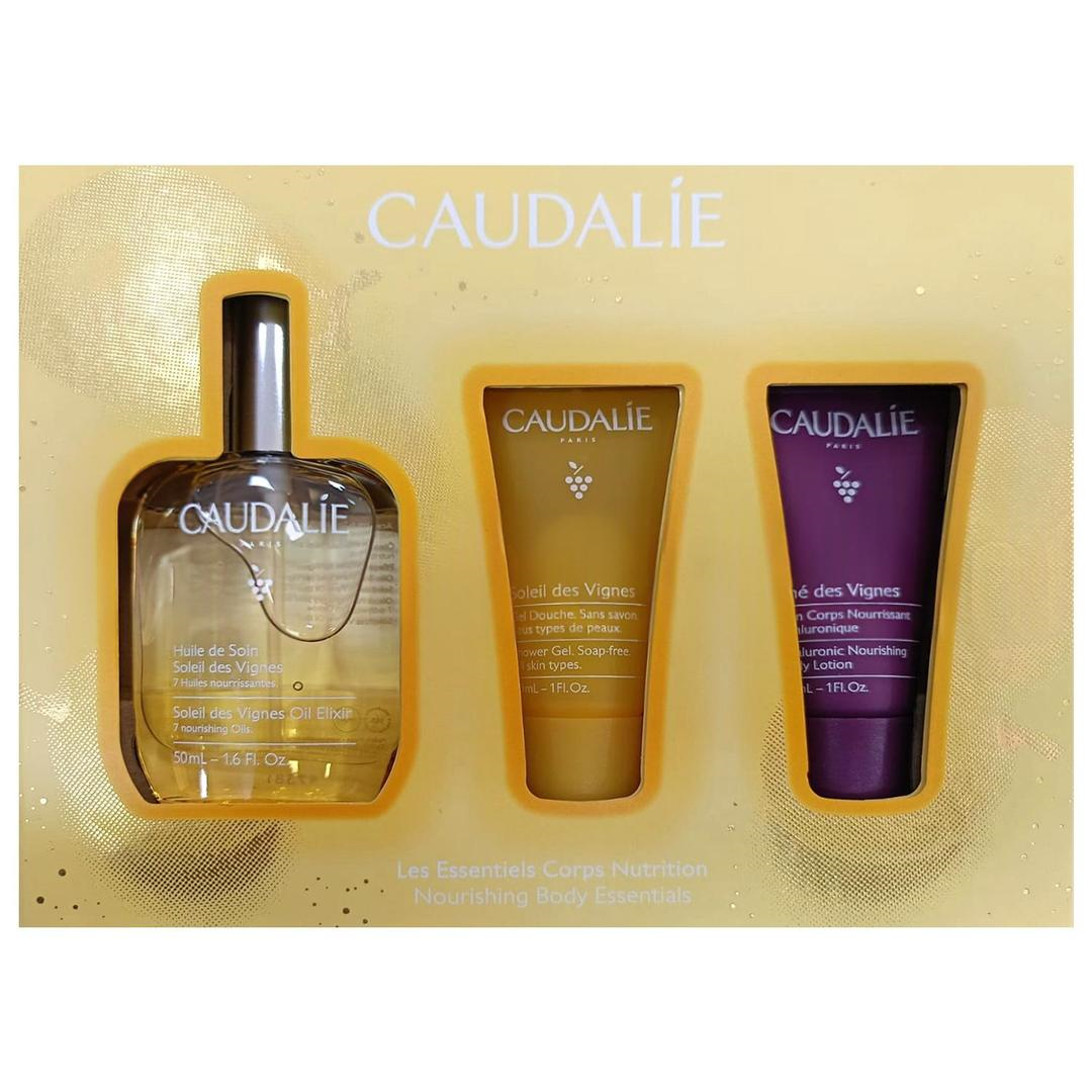 Caudalie Soleil Des Vignes Elixir Yağ 50 ml + Duş Jeli 30 ml + Vücut Losyonu 30 ml