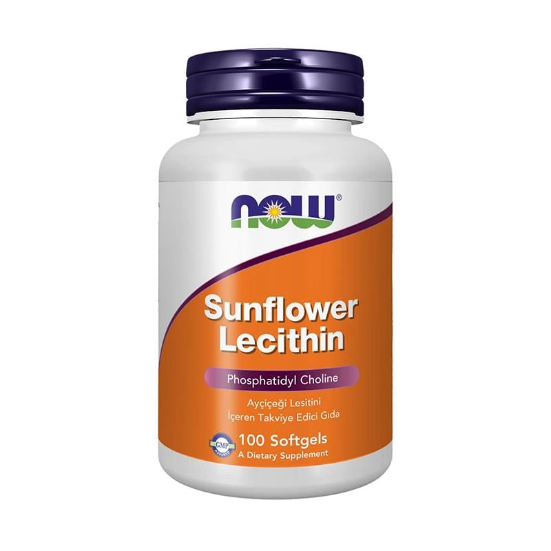 Now Sunflower Lecithin Ayçiçeği Lesitini İçeren Takviye Edici Gıda 100 Kapsül