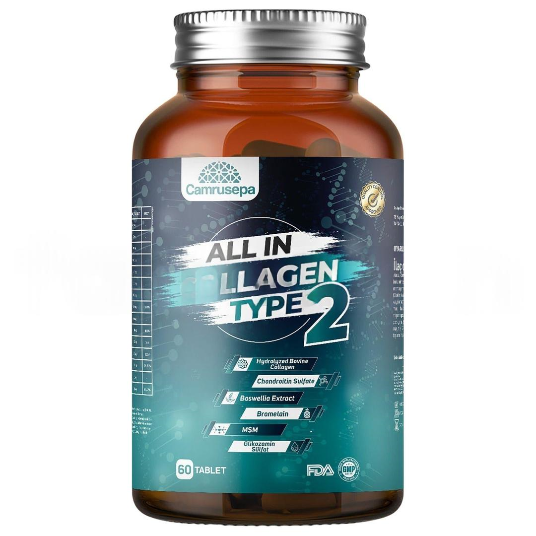 Camrusepa All In Type 2 Collagen 60 Tablet