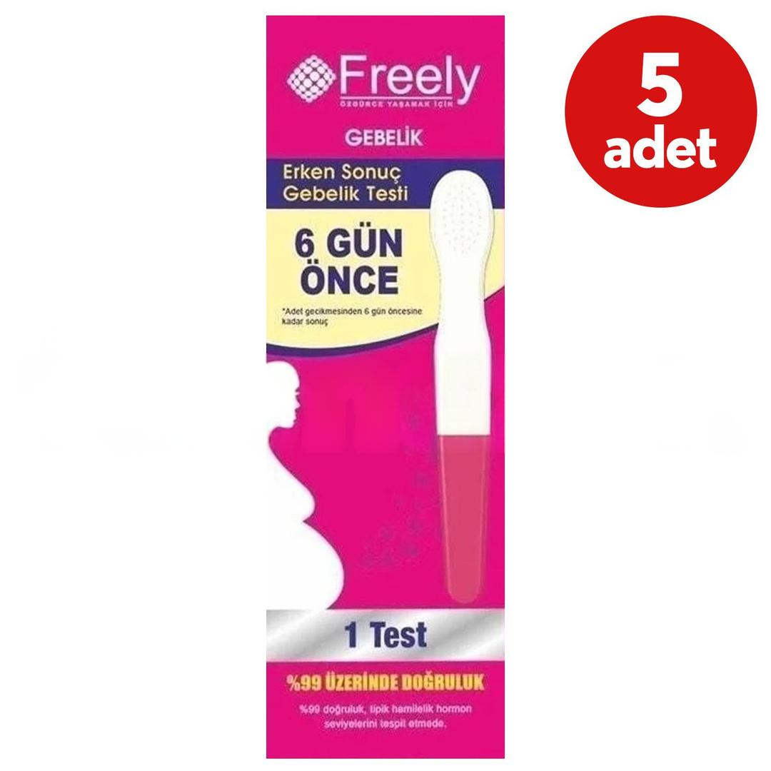 Freely Erken Gebelik Testi - 5 Adet