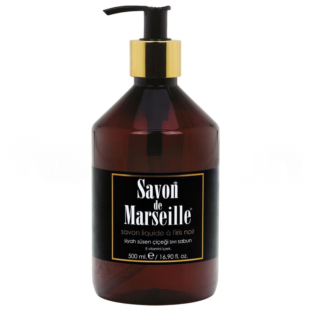 Savon De Marseille Siyah Süsen Çiçeği Sıvı Sabun 500 ml