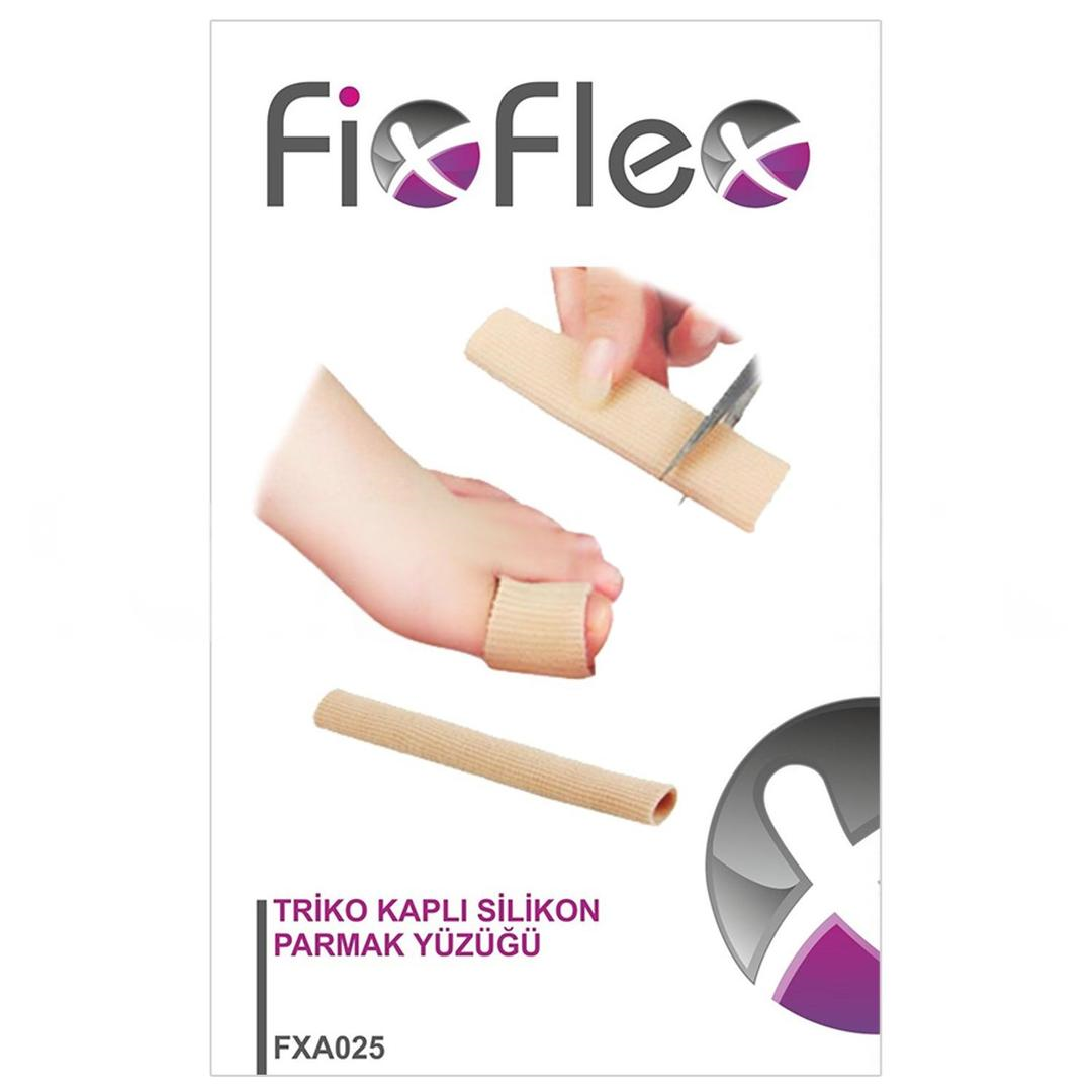 Fixflex Triko Kaplı Silikon Parmak Yüzüğü Tek