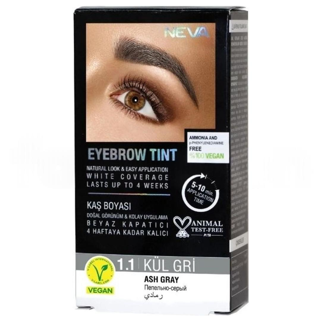 Neva Eyebrow Tint Kaş Boyası 1.1 Küllü Gri 15 ml