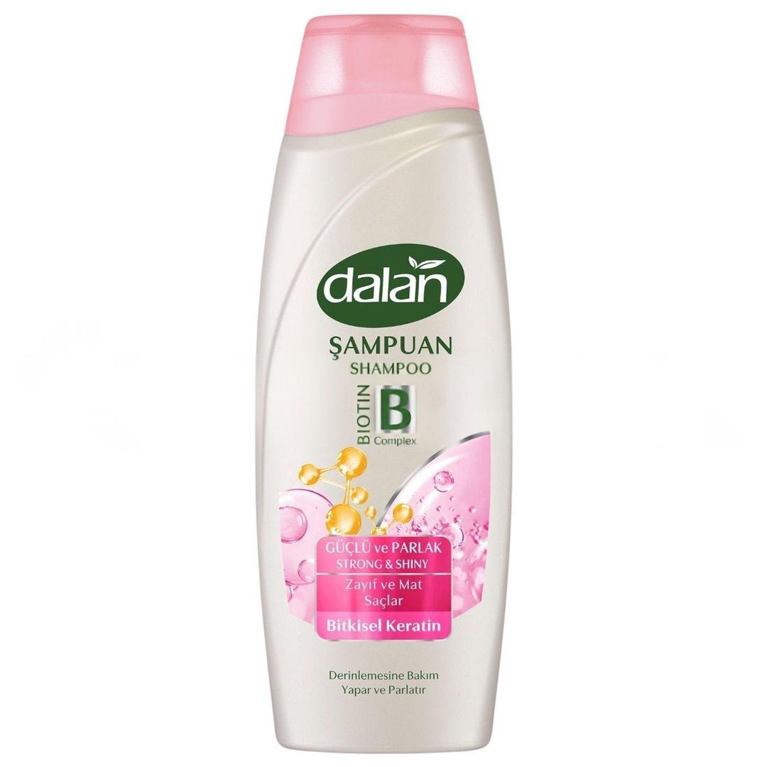 Dalan Güçlü ve Parlak Zayıf ve Mat Saçlar Şampuan 450 ml