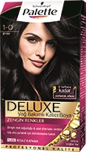 Palette Deluxe 1-0 Siyah Saç Boyası