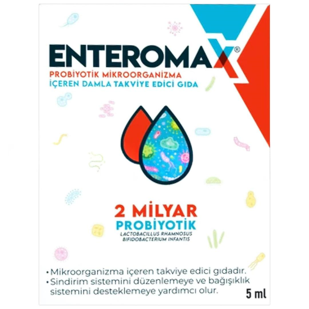 Enteromax Probiyotik & Prebiyotik Oral Damla 5 ml
