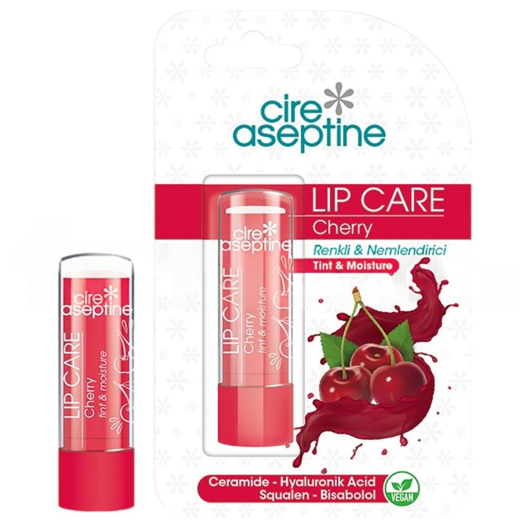 Cire Aseptine Lip Care Cherry Renkli Dudak Bakım Kremi 4,5 gr