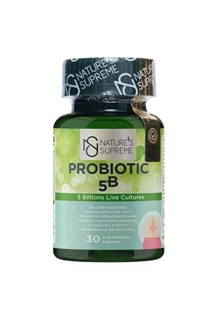 Nature's Supreme Probiotic 5B Live 60 Kapsül