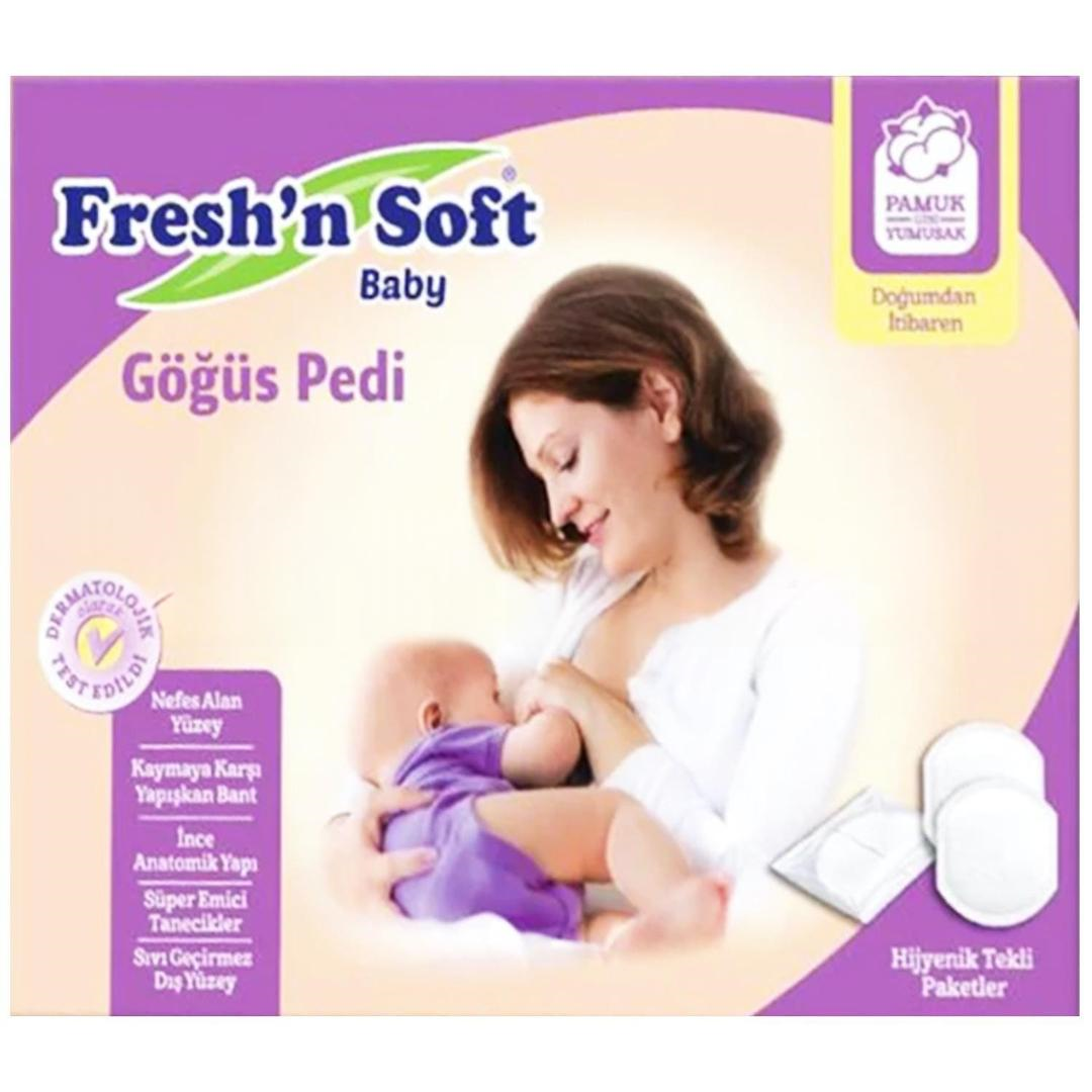 Fresh'n Soft Baby Göğüs Pedi Standart 24'lü