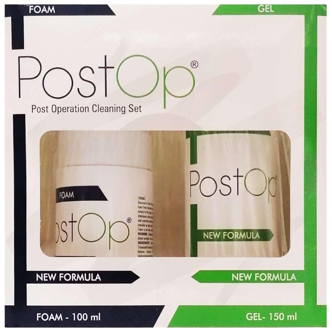 Post Op Saç Ekim Sonrası Yıkama Köpüğü 100 ml + Temizleme Jeli 150 ml