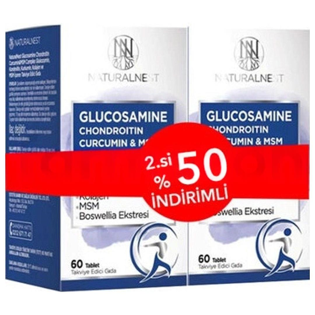 Naturalnest Glucosamine 60 Tablet - 2'li Kofre