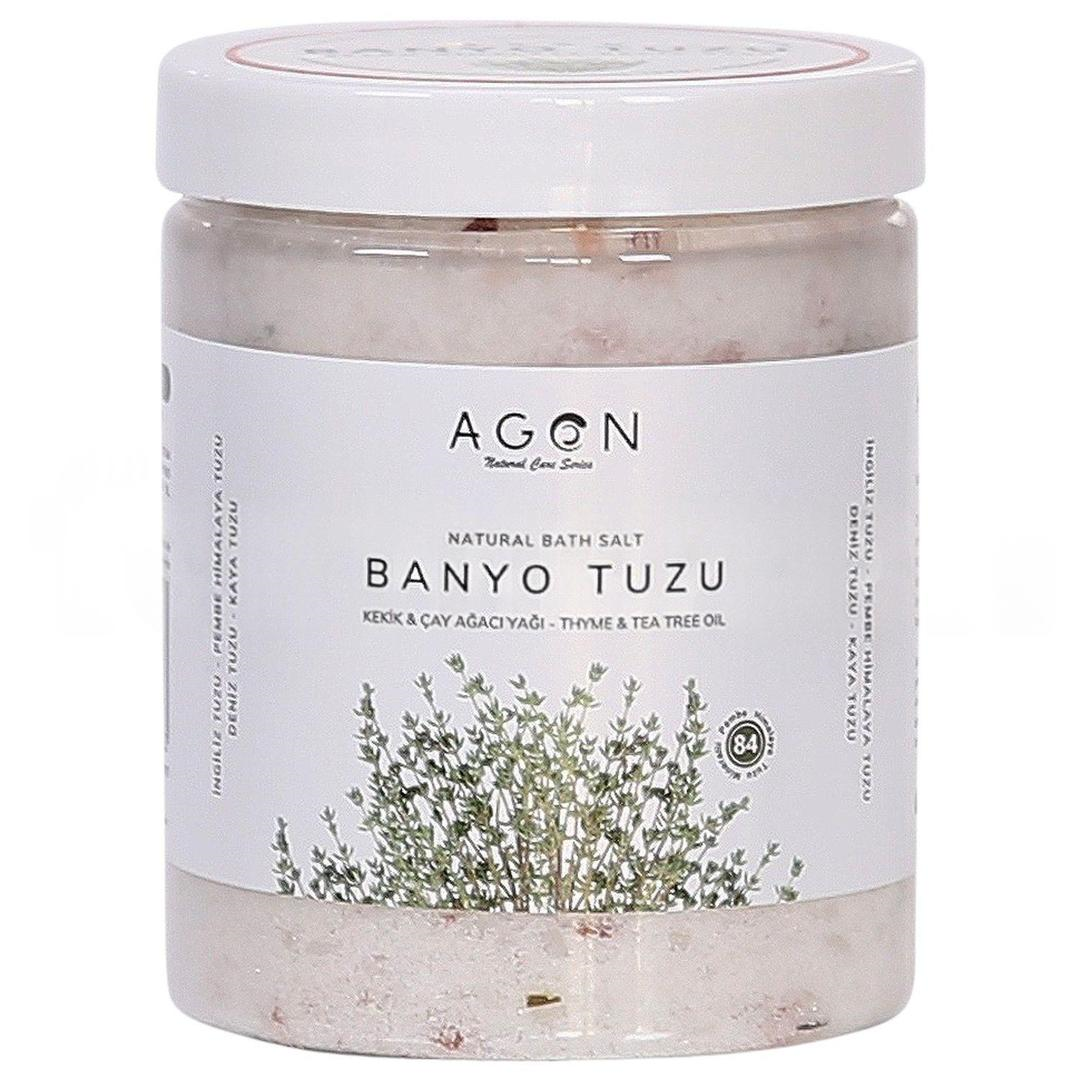 Agon Kekik ve Çay Ağacı Yağlı Doğal Banyo Tuzu 300 gr