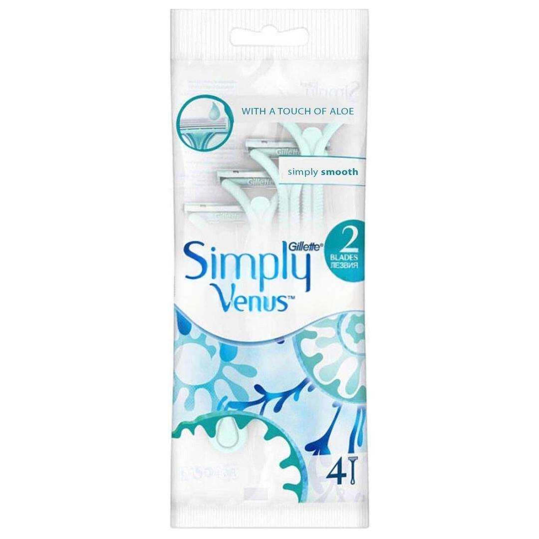 Gillette Simply Venus 2 Smooth Tıraş Bıçağı - 4 Adet