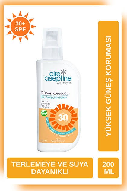 CIRE ASEPTINE GÜNEŞ KORUYUCU SPF30 200ML SUN PROTECTION LOTION