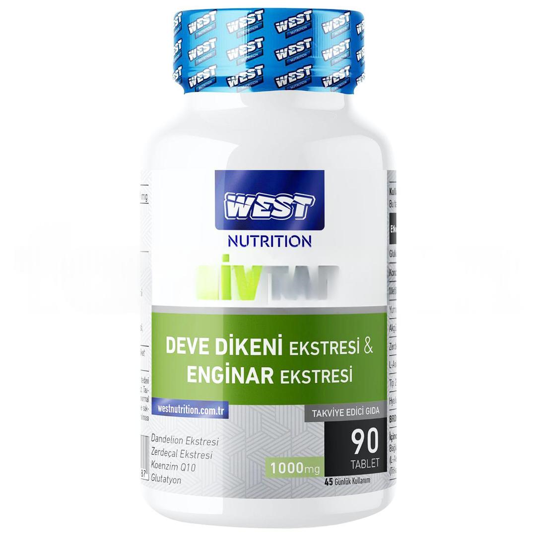 West Nutrition Livtab Deve Dikeni & Enginar Ekstresi 90 Tablet